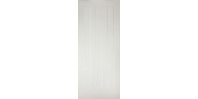 LPD Mexicano Pre-Finished White Composite Front Door
