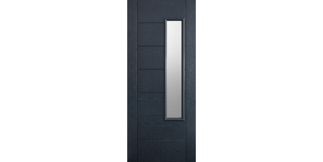 LPD Newbury Pre-Finished Anthracite Grey Glazed Front Door