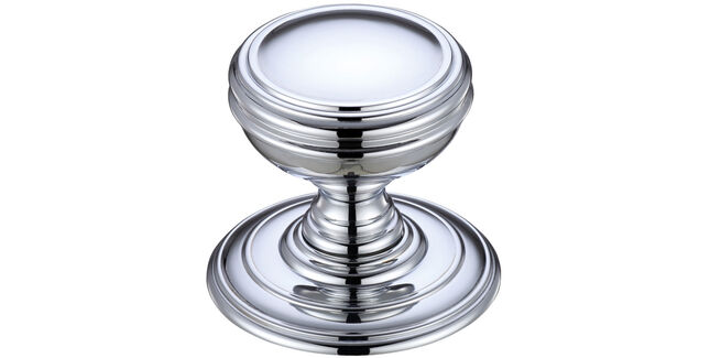 LPD Crater Polished Chrome Door Knob Pack