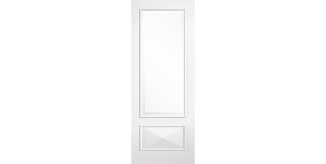 LPD Knightsbridge White Primed 1 Light Glazed Internal Door
