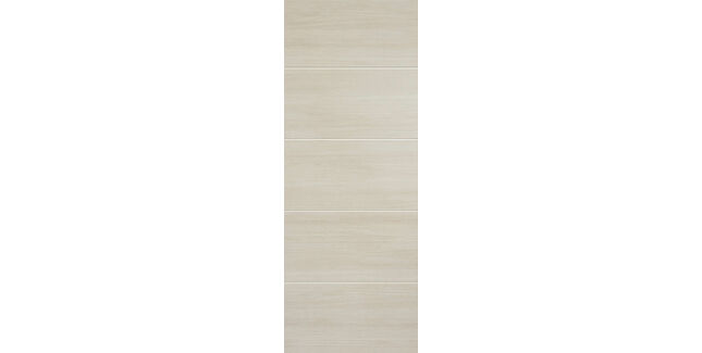 LPD Ivory Laminated Santandor Pre-Finished FD30 Fire Door