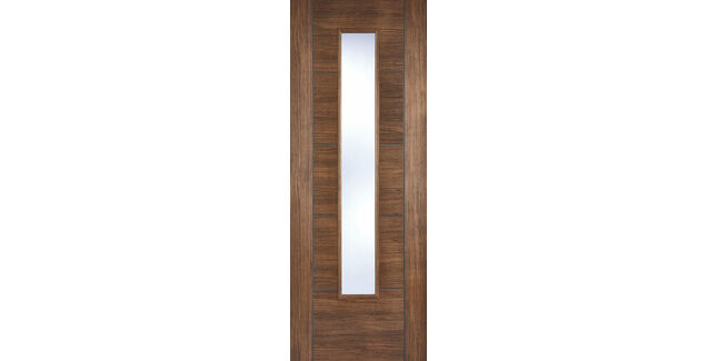 LPD Vancouver Walnut Glazed Laminated Internal Door