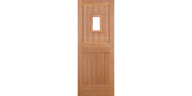 LPD Hardwood M&T Unglazed 1 Light Straight Top Stable Door