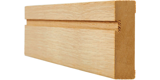 LPD Unfinished Oak Single Groove Architrave - 2200mm x 70mm (Pack of 4)