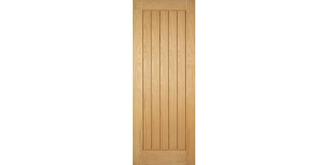 LPD Mexicano Classic Panel Unfinished Oak Solid Internal Door