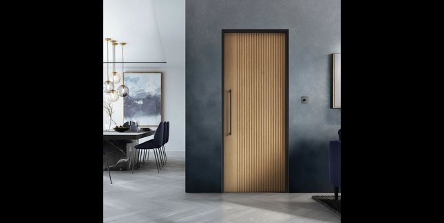 LPD Melbourne Thin Grooved Pre-Finished Solid Oak Internal Door