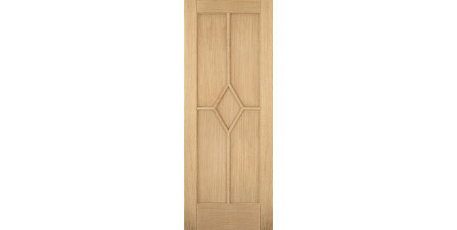 LPD Reims 5 Panel Pre-Finished Oak Internal Door