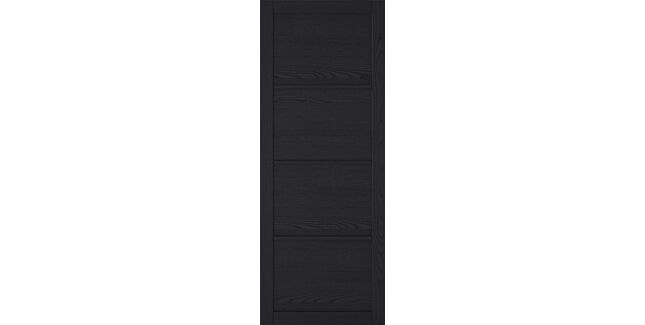 LPD Soho 4 Panel Dark Charcoal Pre-Finished Internal Door