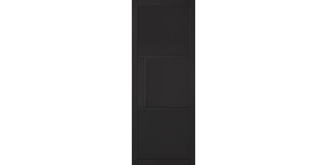 LPD Tribeca 3 Panel Primed Black Internal Door