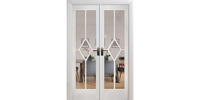 LPD Reims W4 White Primed Room Divider (2031mm x 1246mm)